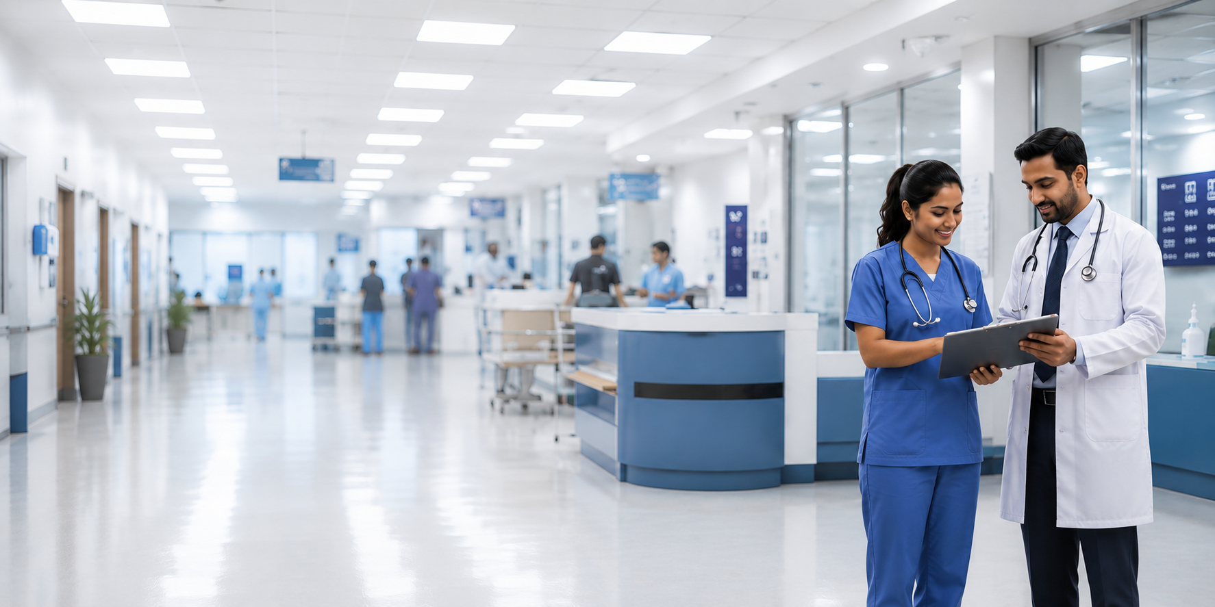 Doctors consulting